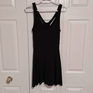 Black Casual Stretchy Dress